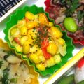 nosso's cooksnap of when they made ＊カニカマ＆コーンのカレーマヨ＊.