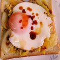 クック105KEH☆'s cooksnap of when they made 和！キャベ玉トースト.