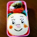 ﾃﾞﾗｯｸｽ･まつこ's cooksnap of when they made オムすび☆ドラミちゃんのキャラ弁.
