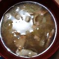 ogyu8786's cooksnap of when they made 豚コマと牛蒡の味噌汁.