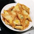 Cecil's cooksnap of when they made 海老とアスパラとチーズの春巻き.