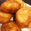サイチョン's cooksnap of when they made 【こどもおやつ】もちふわ豆腐ドーナツ.
