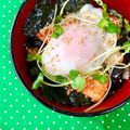 ふたごゆき's cooksnap of when they made ★ 簡単♪キムチ温玉丼★.