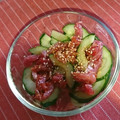 ゆえびび's cooksnap of when they made 生ハムときゅうりのサラダ.