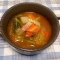 みかん141's cooksnap of when they made トマトピューレで作るミネストローネ.