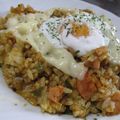 ちばたま's cooksnap of when they made うまっ♪濃厚☆カレーピラフ.