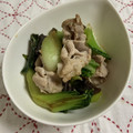 ankotetu's cooksnap of when they made 青梗菜きくらげ豚肉のにんにく塩炒め.