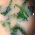♡しぃ1103♡'s cooksnap of when they made わが家の定番！ほうれん草の味噌汁☆.