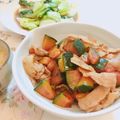 seacomet's cooksnap of when they made 豚肉とかぼちゃの甘辛炒め.