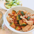 seacomet's cooksnap of when they made 豚肉とかぼちゃの甘辛炒め.