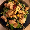 スズヌシ's cooksnap of when they made 豚と茸とお豆のサラダ.
