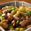 chima＠'s cooksnap of when they made 鶏とぎんなんの中華風炒め.