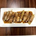 つぶらなシジミ's cooksnap of when they made 長ネギの豚バラ巻き甘辛ごま照り焼き.
