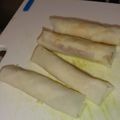 ゆえびび's cooksnap of when they made カリカリに揚がる♪　春巻きの包み方.
