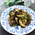 Dellaたん's cooksnap of when they made 茄子とピーマンと牛肉オイスターソース炒め.