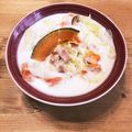 ☻☻☻☻☻☻☻☻☻☻'s cooksnap of when they made 干し野菜♪　ほっこりミルク味噌スープ.