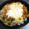 choco831's cooksnap of when they made 一人ランチに。納豆チーズ丼.