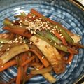 yummy?'s cooksnap of when they made ブロッコリーの茎と人参竹輪のきんぴら.