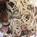 ciomam's cooksnap of when they made 簡単！なすとウィンナー☆めんつゆパスタ.