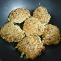 ととろ＆めい's cooksnap of when they made さばおこ✿さば缶ともやしのお好み焼き.