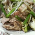 かなきよ's cooksnap of when they made にんにくの芽と鶏肉のオイスター炒め✿.