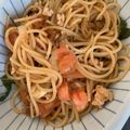 kijuhyt's cooksnap of when they made 大葉トマトの和風あごだしパスタ.