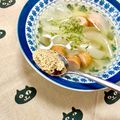 ふたごゆき's cooksnap of when they made 新玉ねぎとウインナーのコンソメスープ.