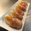 （みーみ✳︎∂∪∂）'s cooksnap of when they made イースター☆ゆで卵のサーモンマリネ巻き.