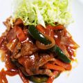 エスペロス's cooksnap of when they made 豚小間でまろやかポークチャップ♪.