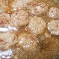 まねき☆まねき's cooksnap of when they made 豚ミンチの肉団子のおろし煮♪.
