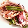 キョク's cooksnap of when they made するめいかとにんにくの芽の中華炒め.