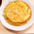 エラコン's cooksnap of when they made カニ玉キャベツ甘酢あんかけ.