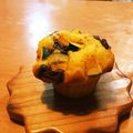 momo_no's cooksnap of when they made かぼちゃとゴロッとチョコマフィン.