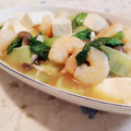fu♪♪'s cooksnap of when they made 自信作☆豆腐とえびの中華風トロトロ煮♡.