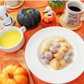 HARUmonika's cooksnap of when they made ハロウィン＊かぼちゃと紫芋のニョッキ.