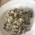 Yokchina's cooksnap of when they made 超簡単、マツタケお吸い物パスタ.