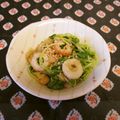 龍青空ママ's cooksnap of when they made レンジで1分半スピードカイワレあえ.
