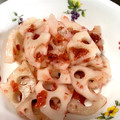 まーこ◡̈'s cooksnap of when they made 簡単！れんこん梅和え.