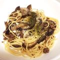 なーなちゃん's cooksnap of when they made なすと挽き肉のバタポンチーズパスタ.