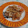 イチゴ、イチゴ。's cooksnap of when they made 新ごぼうと豚肉の生姜焼き風味噌炒め.