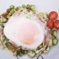 amm46's cooksnap of when they made 朝食にぴったり☆　アスパラの半熟卵のせ.