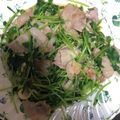 にむばすしゅたーぜん's cooksnap of when they made 5分で完成☆豆苗と豚バラ肉の塩炒め.