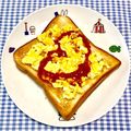 にきけん's cooksnap of when they made れぽ14♡スクランブルエッグトースト♡.