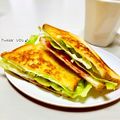 ねっちゃんっ's cooksnap of when they made グリルドチーズサンドイッチ.