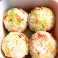 るー☆0420's cooksnap of when they made ごま香る春色おにぎり♡桜えびキャベツ.