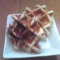 明日見's cooksnap of when they made 息子お得意☆　ワッフル.