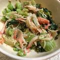 あんじまる's cooksnap of when they made 青梗菜とカニカマの胡麻マヨ和え.
