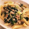 CS555's cooksnap of when they made 鮭(フレーク可)のクリームペンネ.