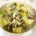 きいろしっぽ's cooksnap of when they made 簡単！アサリと春キャベツの白だし煮.