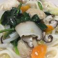 Remtan's cooksnap of when they made 野菜たっぷり煮込みうどん(味噌仕立て).